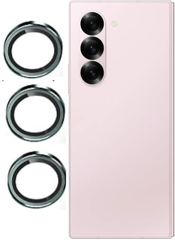 Camera Lens Protector for Samsung Fold 7 Back Camera Lens Silver Black Light Green Light Purple Blue Gold Pink View 5 - OnlineExpo.pk