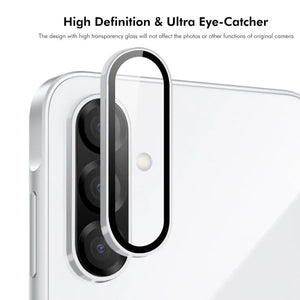 Camera Lens Protector for Samsung A36 Black Silver Blue View 2 - OnlineExpo.pk