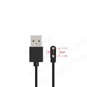 2pin Magnet Charge 2.8mm Charging Cable for universal Smart Watch clock hour saat 2.84mm strong Magnet Suction USB Power charger View 3 - OnlineExpo.pk