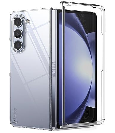 Hard Transparent Back Cover for Z Fold 5 Case Crystal Clear With Camera Protection View 2 - OnlineExpo.pk