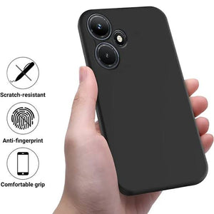 Rock Silicon Back cover for Infinix Smart 8 infinix hot 30 infinix hot 30i infinix hot 30 play Infinix note 30 pro back cover rock slim soft View 2 - OnlineExpo.pk