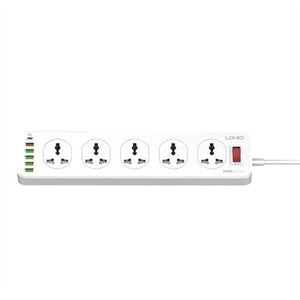 LDNIO SC10610 10-Outlet Power Strip View 6 - OnlineExpo.pk