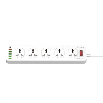 LDNIO SC10610 10-Outlet Power Strip View 6 - OnlineExpo.pk