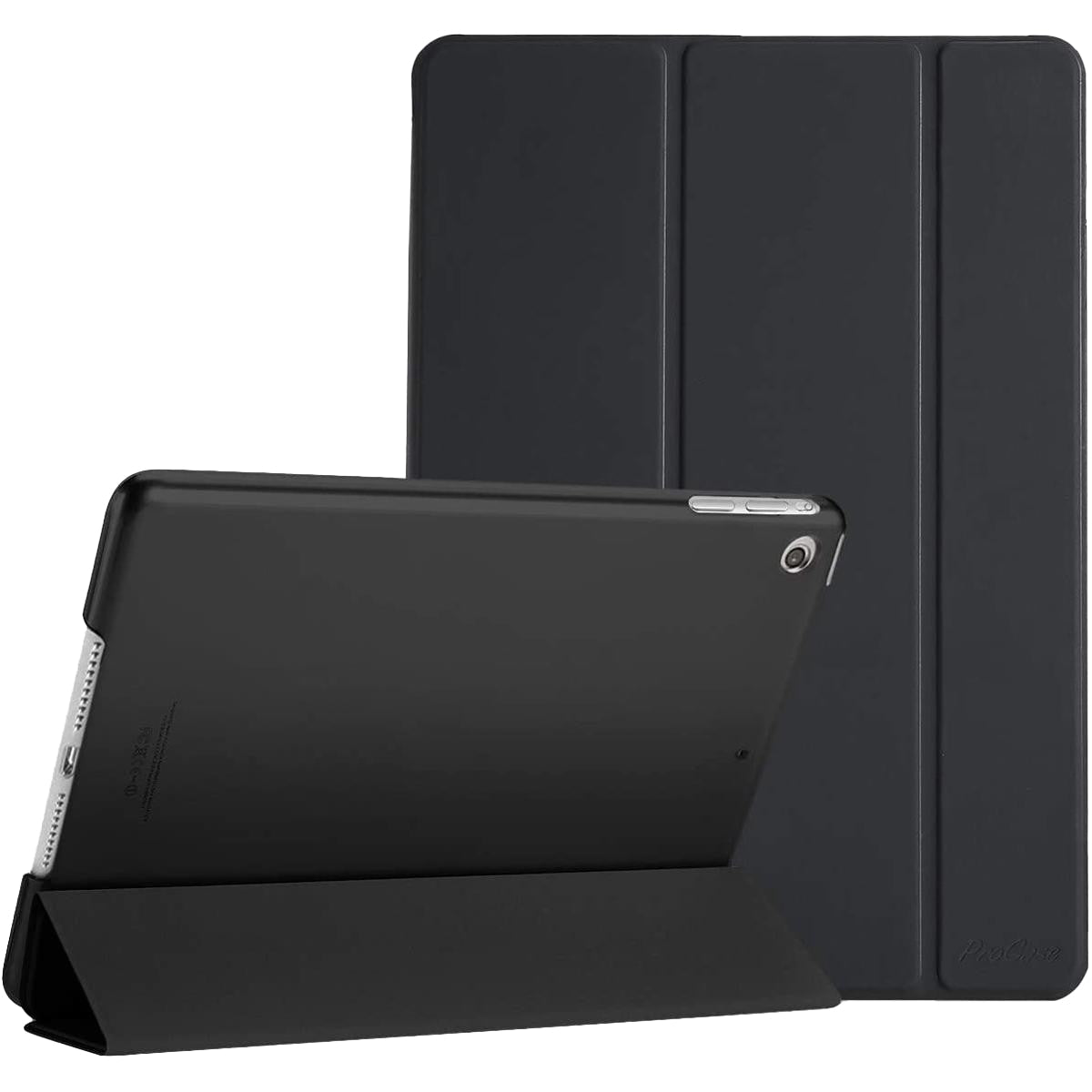 Ipad mini 5 Smart Case Black Blue Red / Book Cover for Ipad Mini 5 Original Product Front View - OnlineExpo.pk