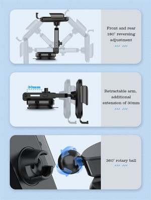 LDNIO MW21 15W Wireless Charging Car Phone Holder View 6 - OnlineExpo.pk