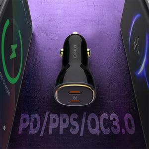 LDNIO C104 60W Dual PD Super Fast Car Charger View 8 - OnlineExpo.pk