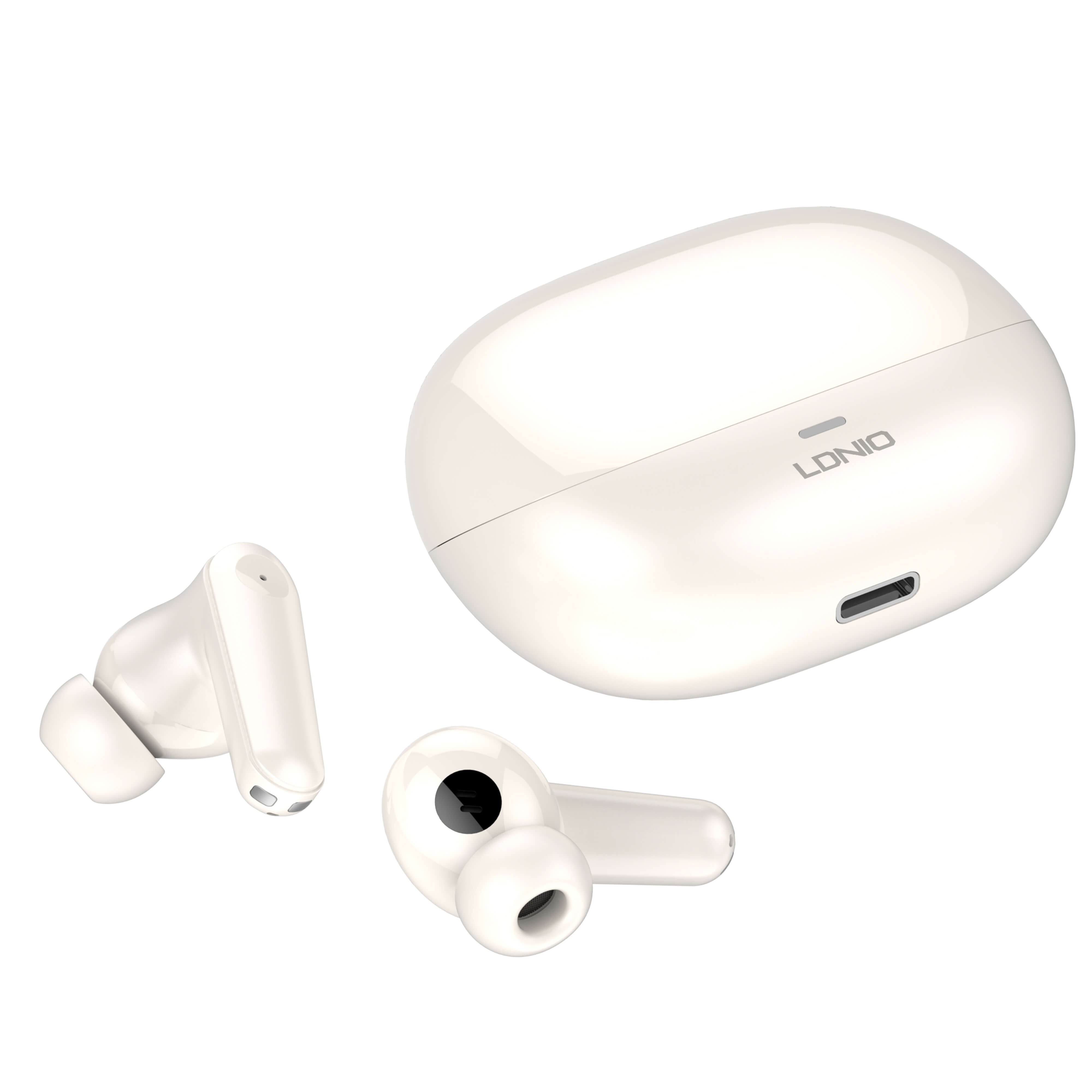 LDNIO T05 Wireless Bluetooth Earbuds Original Product Front View - OnlineExpo.pk