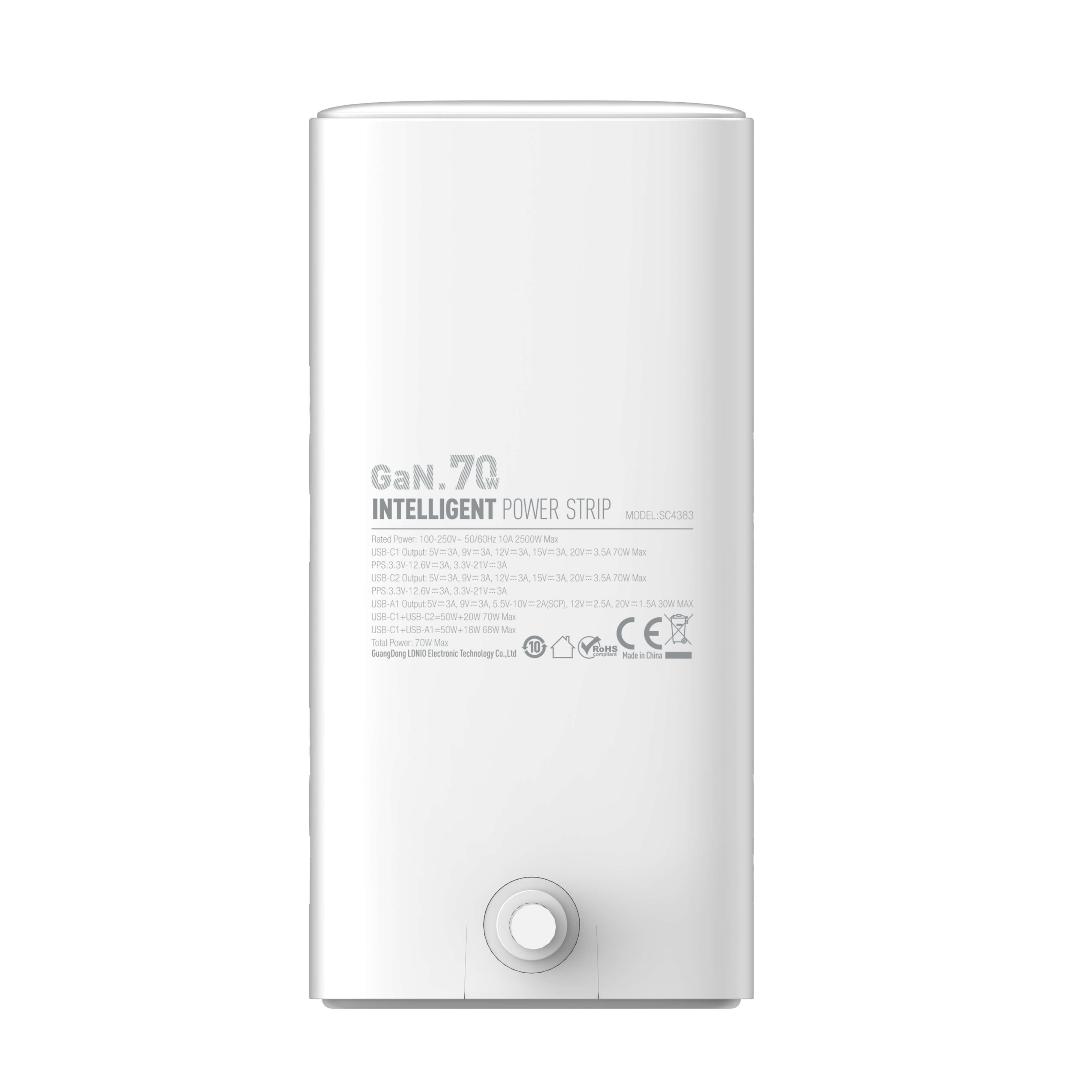 LDNIO SC4383 70W Multifunctional Universal Desktop Power Adapter View 2 - OnlineExpo.pk