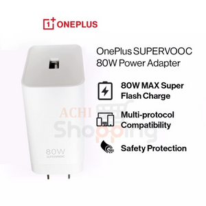 OnePlus Super vooc 80W Adapter USB A-to-C Warp Charger View 5 - OnlineExpo.pk