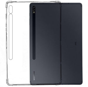 Bumper Cover for Tab S7 FE 12.4'' 2021 SM-T730, SM-T730, SM-T733, SM-T736B, SM-T735 TPU Silicon Transparent Cover Original Product Front View - OnlineExpo.pk