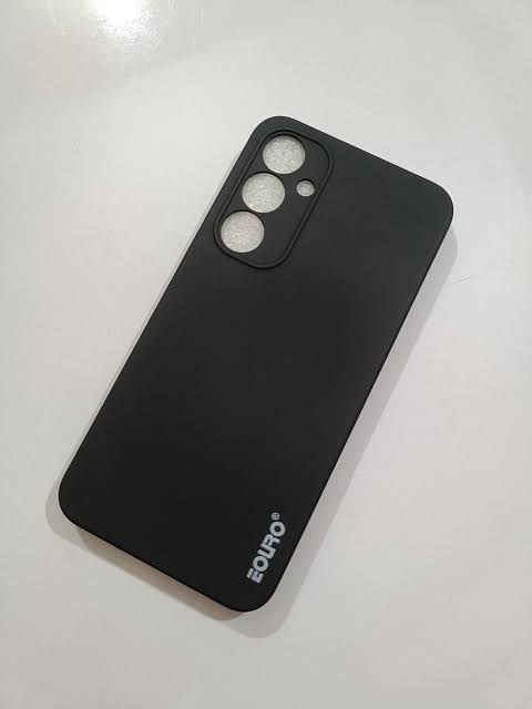Black Eouro Slim Soft Silicone Back Cover for Samsung A16 Samsung A26 Samsung A36 Samsung A56 View 2 - OnlineExpo.pk