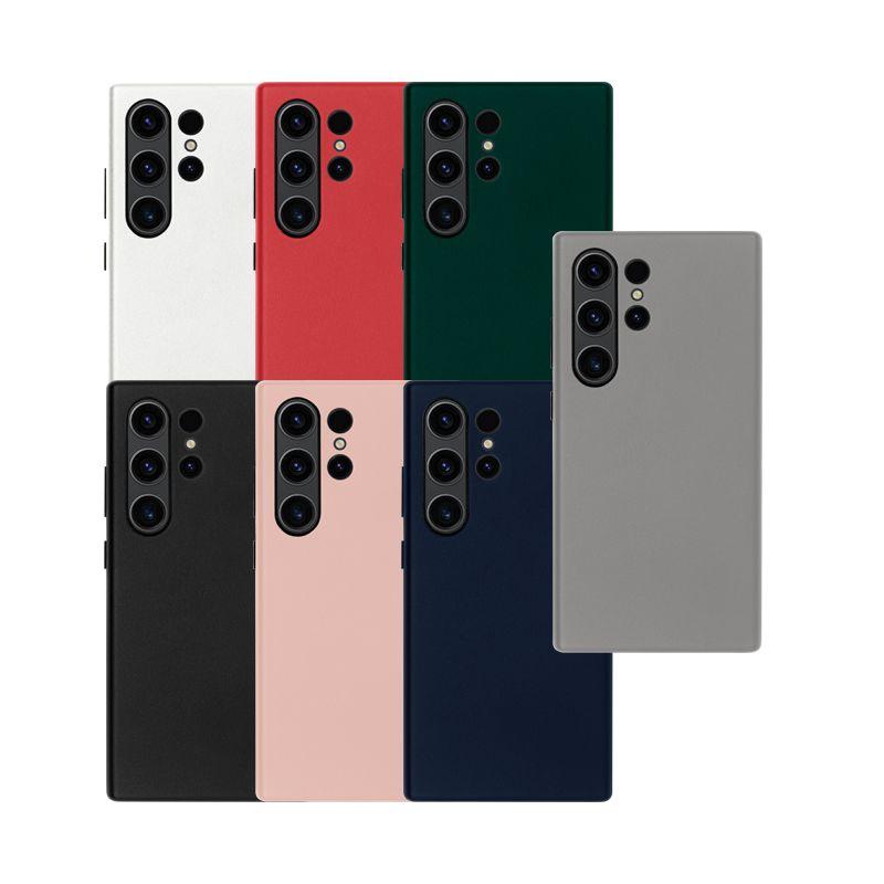 KZDOO Noble Collection Leather cover for Samsung S24 Ultra Leather Case Original Quality Full Coverage Titanium Grey White Blue Black Green Original Product Front View - OnlineExpo.pk