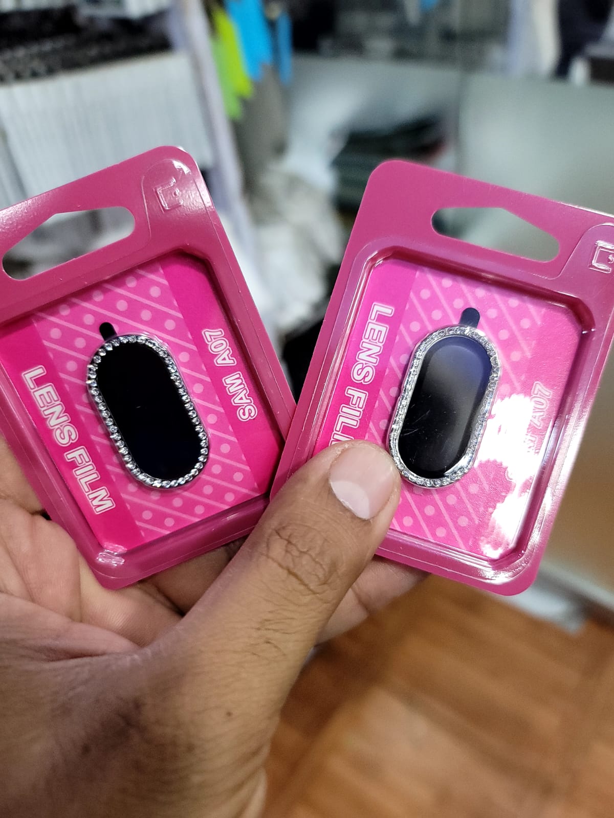 Diamond Camera Lens Protector for Samsung A07 Diamond Solid camera protector Original Product Front View - OnlineExpo.pk
