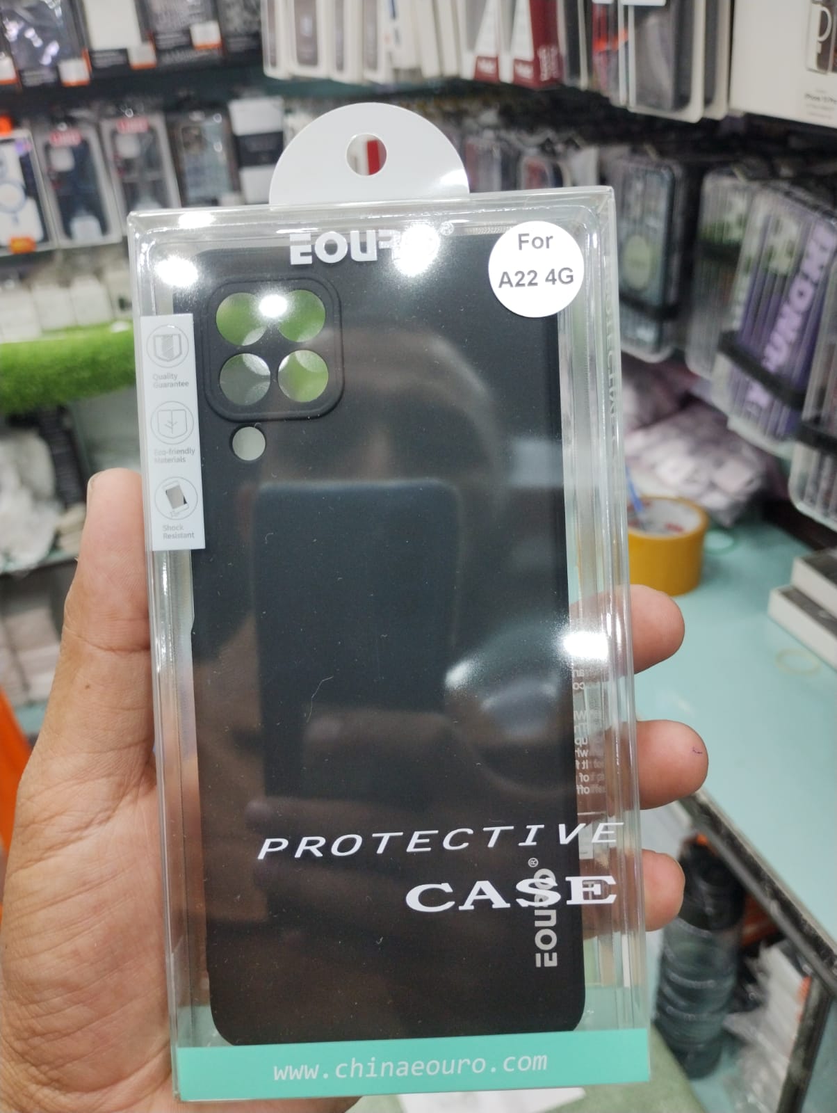 Eouro Black for samsung A72 samsung A54 samsung A34 samsung A32 samsung A22 samusng A14 samung A04s View 3 - OnlineExpo.pk