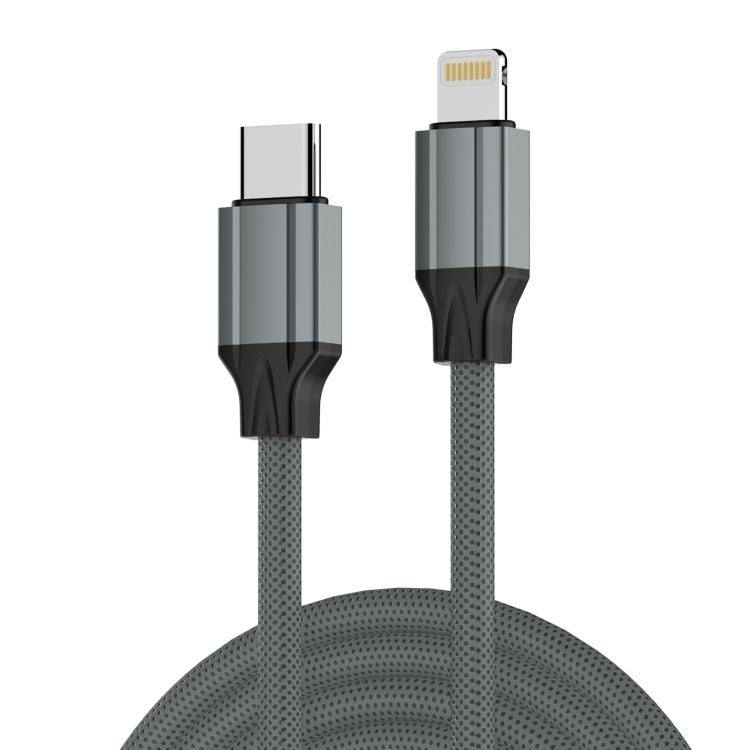 LDNIO LC441i 30W Type-C to Lightning Fast Charging Data Cable - Grey Original Product Front View - OnlineExpo.pk