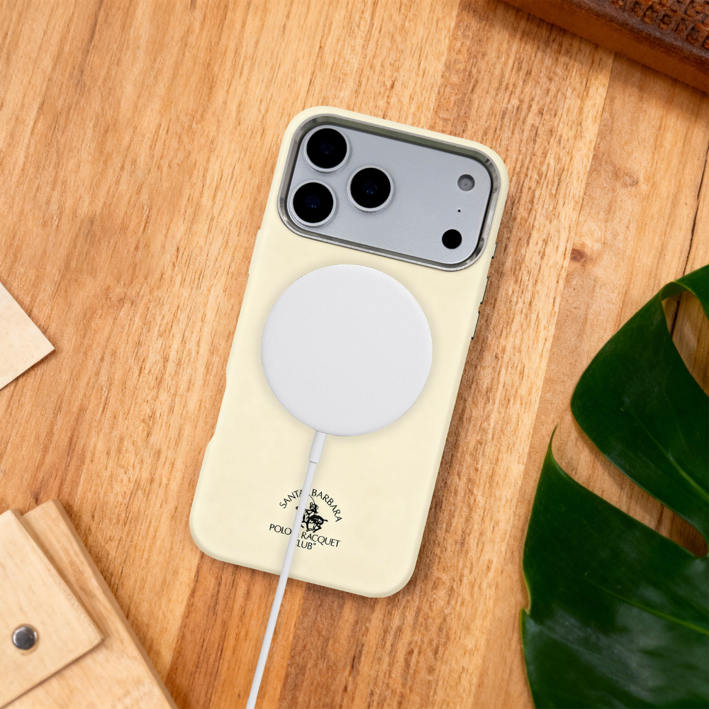 iPhone 17 Pro Max Santa Barbara Polo Racquet Club Simon Series MagSafe Case – Beige View 2 - OnlineExpo.pk