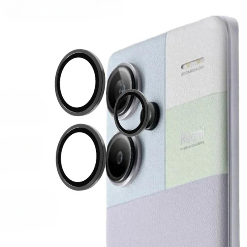 Black Camera protector Camera Lens Protector for Redmi Note 13 Camera Protector Original Product Front View - OnlineExpo.pk