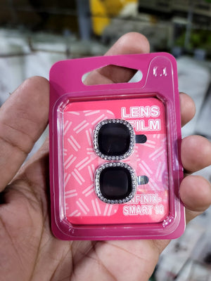Camera protector Diamond Camera Lens Protector for Infinix Smart 10 Silver Black View 3 - OnlineExpo.pk
