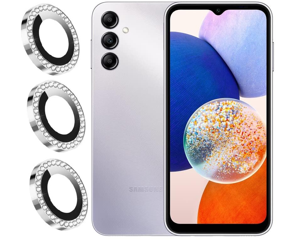Camera protector Diamond Camera Lens Protector for Samsung A55 Black Silver Gold Blue View 5 - OnlineExpo.pk