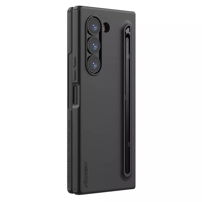 Samsung Galaxy Z Fold 5/6/7 Nillkin Flex Pure Fold S-Pen Version Protective Cover Case Black Original Product Front View