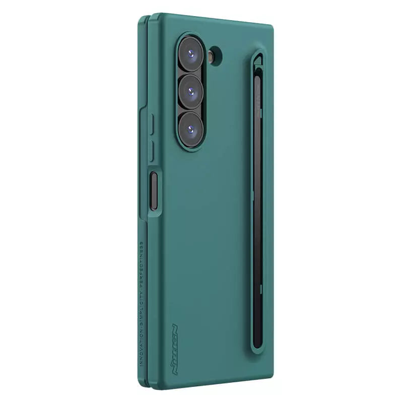 Samsung Galaxy Z Fold 5/6/7 Nillkin Flex Pure Fold S-Pen Version Protective Cover Case Green Original Product Front View