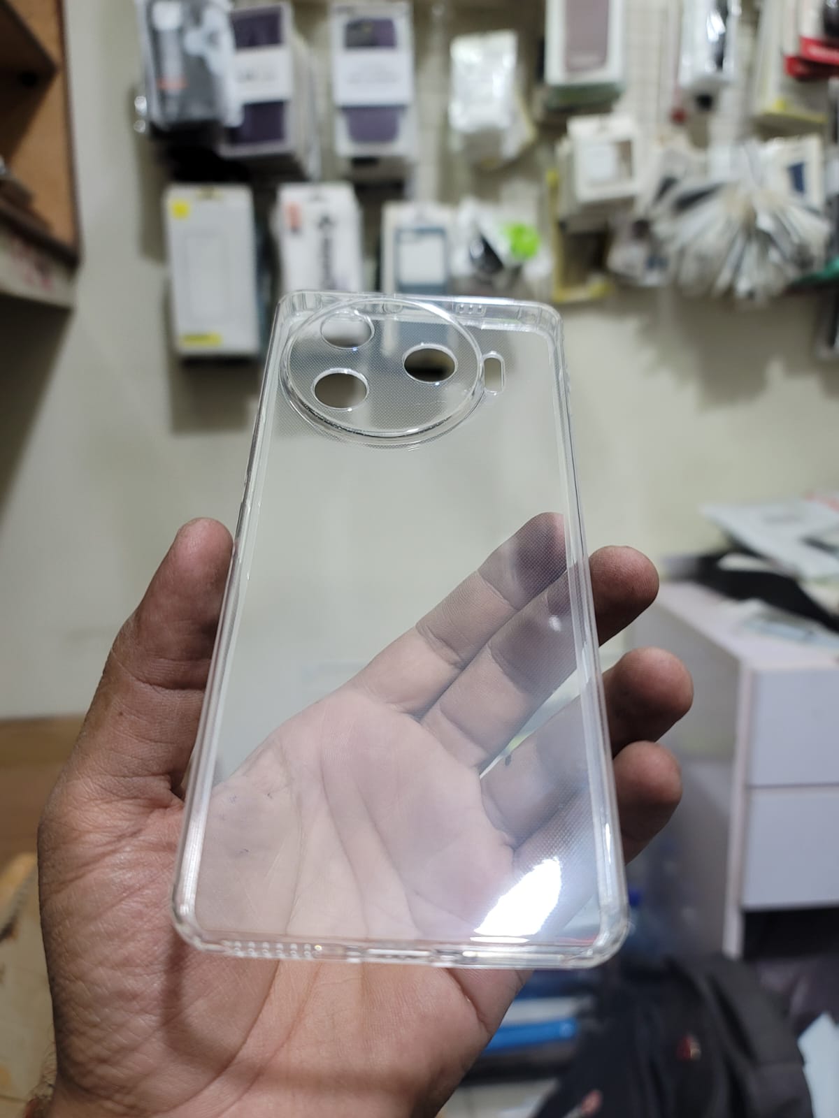 Soft TPU Back cover for Camon 13 Pro 5G Transparent with Camera protection Dust Proof Cap without edges View 2 - OnlineExpo.pk