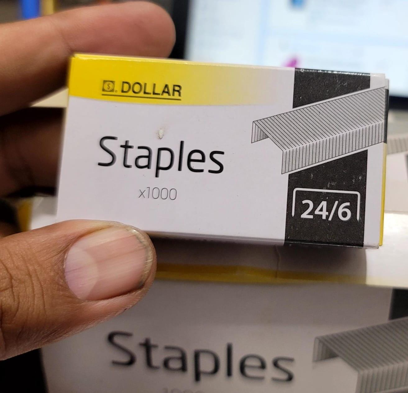 Pack of 5 Box Dollar Stapler Pins Size 24/6 Pack of 5 Box View 2 - OnlineExpo.pk
