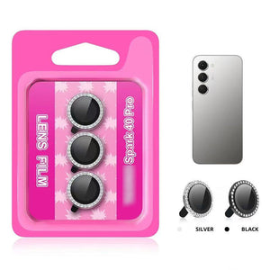 Camera Lens Protector for Tecno Spark 40 Pro Diamond Solid camera protector Original Product Front View - OnlineExpo.pk