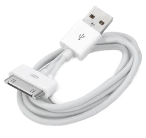 USB Charger Cable for Phone 4 4s APod Nano Pad 2 3 30-Pin Data USB Charging View 3 - OnlineExpo.pk