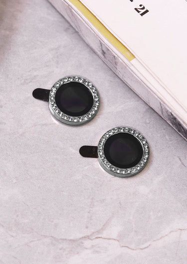 Camera protector Diamond Camera Lens Protector for Sparx Note 20 Silver Black Original Product Front View - OnlineExpo.pk