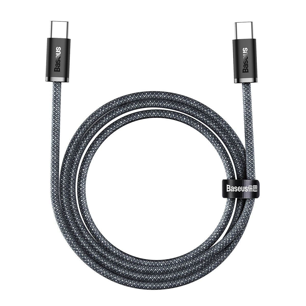 Baseus Dynamic Series Type-C to Type-C 100W 1M Fast Charging Data Cable - Slate Grey Original Product Front View