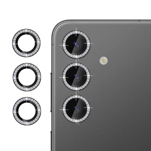 Camera protector Diamond Camera Lens Protector for Samsung S25 Plus S25+ Black Original Product Front View - OnlineExpo.pk
