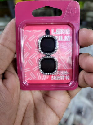Camera protector Diamond Camera Lens Protector for Infinix Smart 10 Silver Black View 2 - OnlineExpo.pk