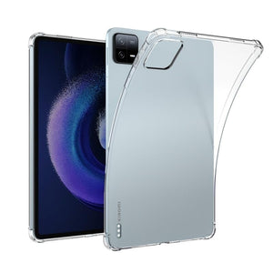 Soft TPU Bumper Clear Case for Xiaomi Pad 6 11 inch 2023 Redmi pad 6 11 inch Shockproof Drop Protection Slim Lightweight TPU Transparent Back Cover Shell Original Product Front View - OnlineExpo.pk