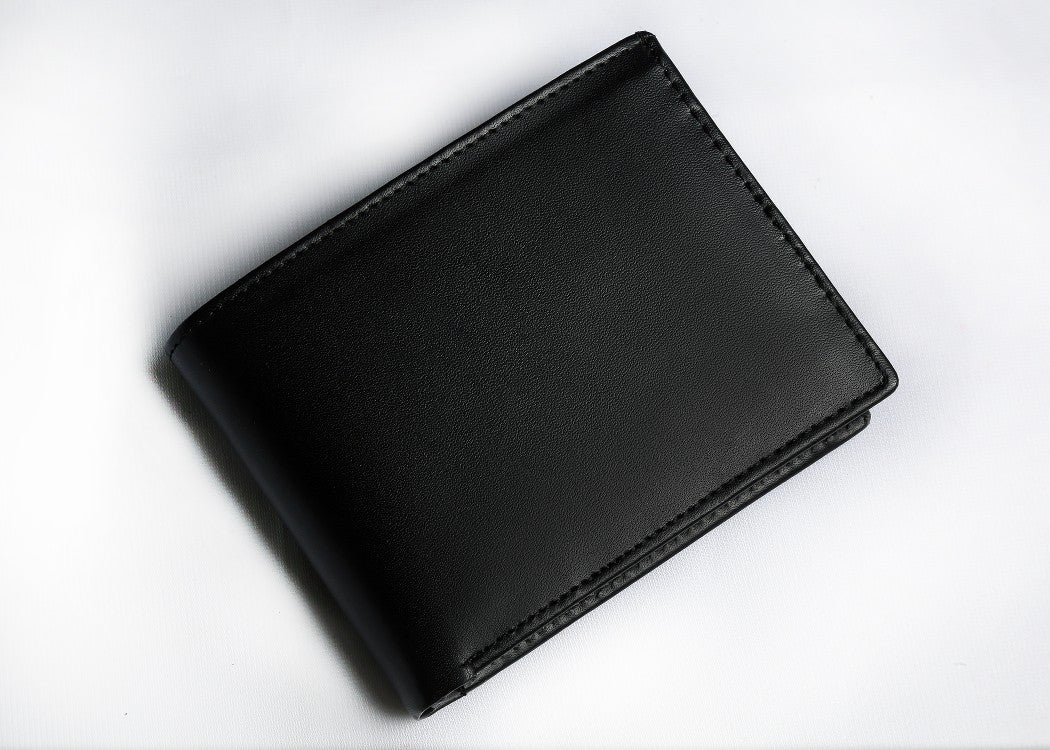 Original Leather Wallet for Men (Black) View 3 - OnlineExpo.pk