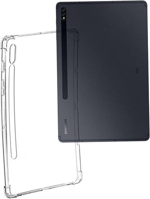 Bumper Cover for Tab S7 FE 12.4'' 2021 SM-T730, SM-T730, SM-T733, SM-T736B, SM-T735 TPU Silicon Transparent Cover View 2 - OnlineExpo.pk