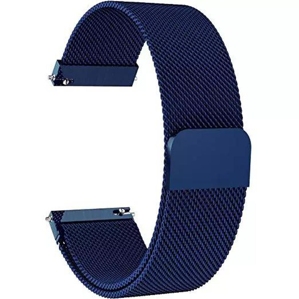 22mm Dark Blue Magnetic Watch Strap – Dany R09 / Haylou GST / Mibro X1 / Amazfit GTR / Huawei GT2 Pro / Samsung 46mm