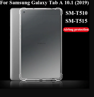 Samsung Galaxy Tab A 2019 10.1 Inch SM-T515 / SM-T510 - ANTI SHOCK INCH ANTI SHOCK ANTI KNOCK ANTI BURST TPU CASE View 2 - OnlineExpo.pk