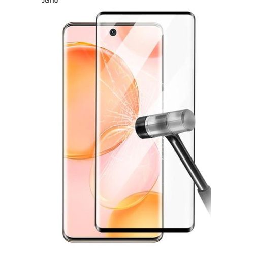Uv Screen Protector Tecno Camon 30s Tempered Glass with Glue UV Curve Glass Original Product Front View - OnlineExpo.pk