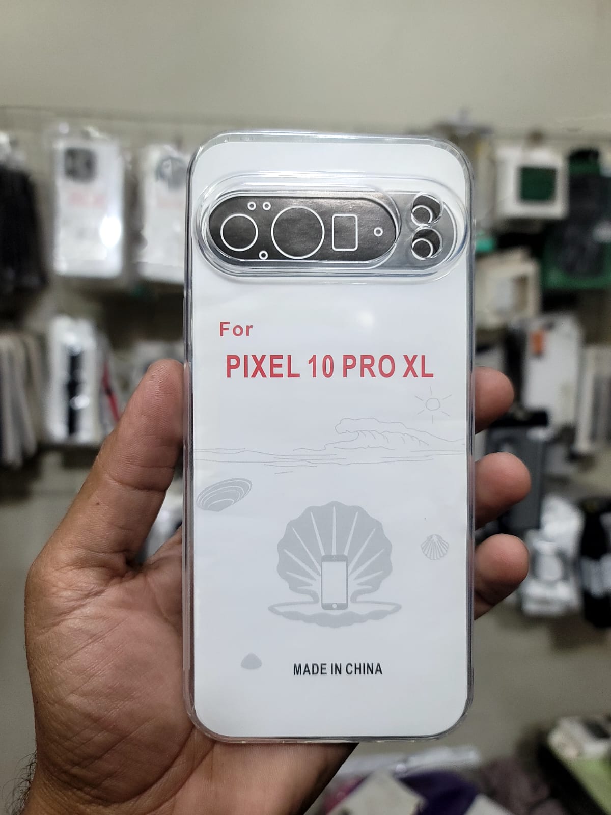 Dust Proof Jelly cover for Google Pixel 10 Pro XL Transparent with Camera protection Dust Proof Cap View 4 - OnlineExpo.pk