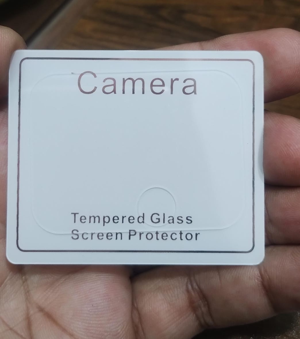 Transparent Back Camera Protector for Infinix Zero 30 tempered glass Original Product Front View - OnlineExpo.pk