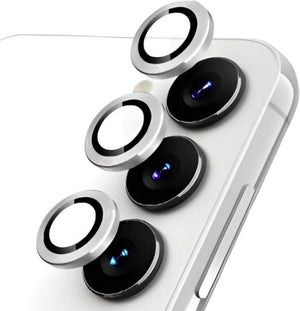 Cream Color lens for Samsung Galaxy S23 Fe Back Camera Lens Protector Cream Silver View 3 - OnlineExpo.pk
