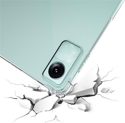Xiaomi Redmi Pad SE 8.7 Inch Shockproof TPU Jelly Case – Slim Silicone Back Cover, Transparent Clear, Anti-Slip