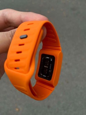 WHOOP 5.0 Silicone Wristband – Comfort Durable Soft Sports Loop Strap Orange 2