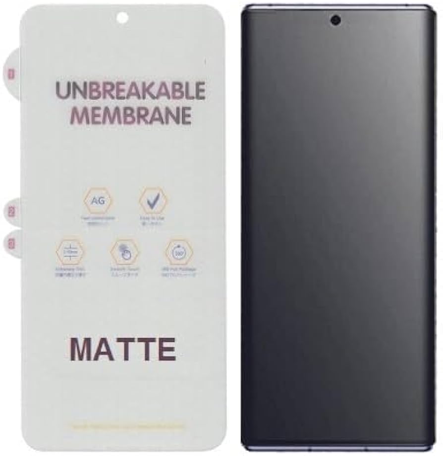 Unbreakable Matte Front Protector – Spark 20 Pro+ / Camon 30s / Camon 40 Pro / Vivo V27-V40 / Y100 / Infinix Zero 30-40 Original Product Front View - OnlineExpo.pk