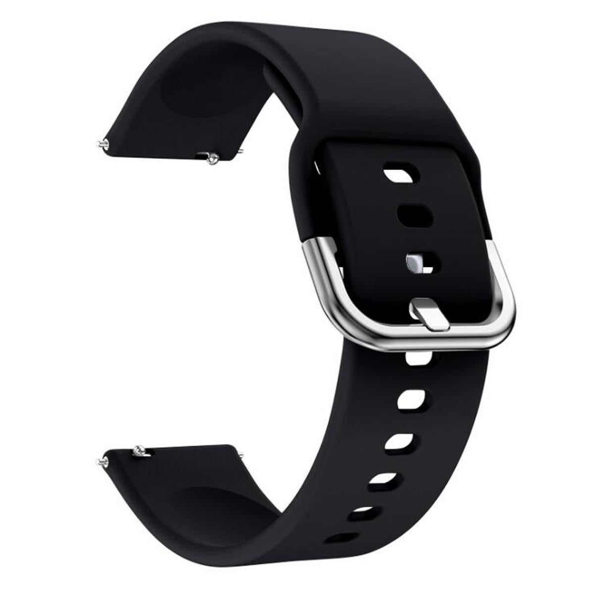 22mm Silicone Watch Strap – Mibro Lite 2 / Haylou GST / Yolo Supreme / Kieslect KR / Amazfit GTR / Huawei GT2 / Samsung View 4 - OnlineExpo.pk