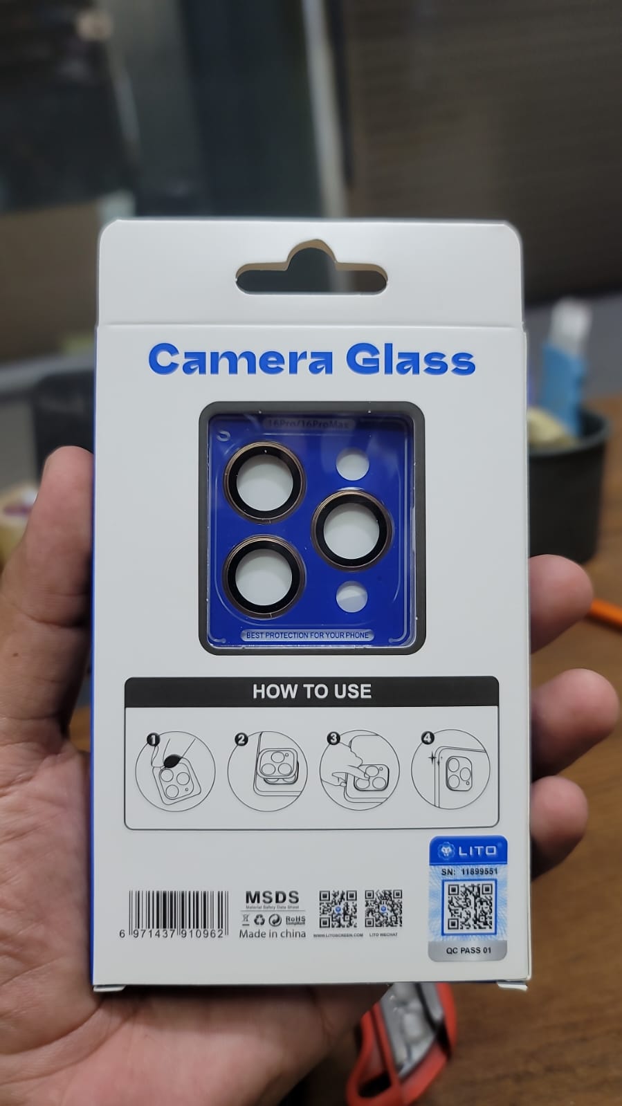 Lito Camera Lens Protector for 16 Pro Desert Titanium Natural Titanium Black Titanium White Titanium View 3 - OnlineExpo.pk