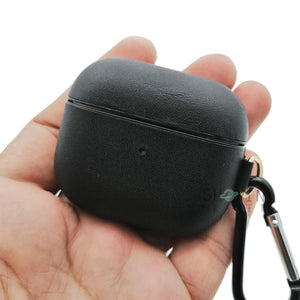 Airpods 3 Leather Case With Belt Clip - Black View 5 - OnlineExpo.pk