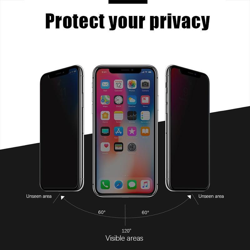 Premium Privacy Screen Protector - Anti-Spy Tempered Glass View 2 - OnlineExpo.pk