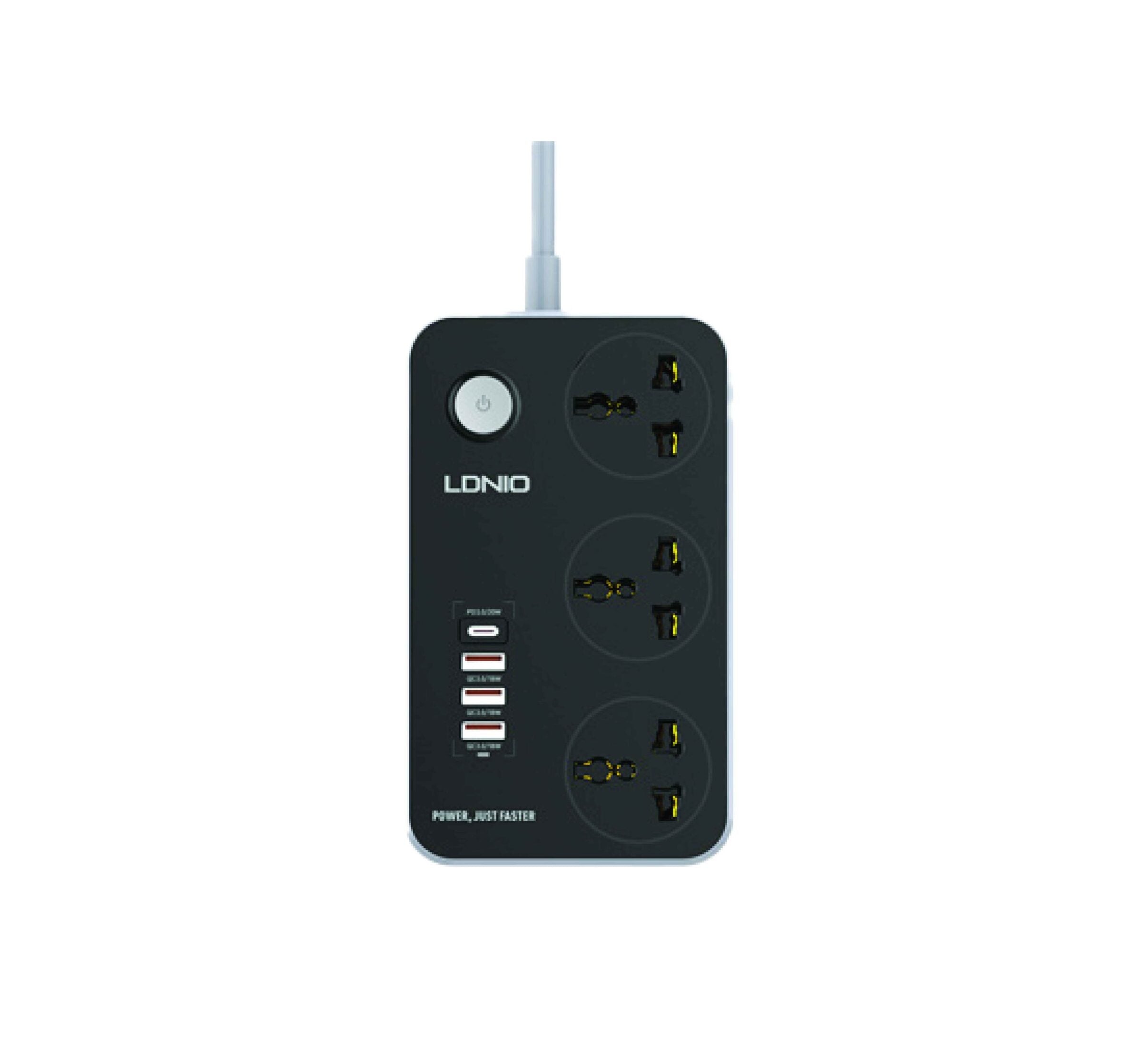 Ldnio SC3412 Fast Charging Power Extension View 4 - OnlineExpo.pk